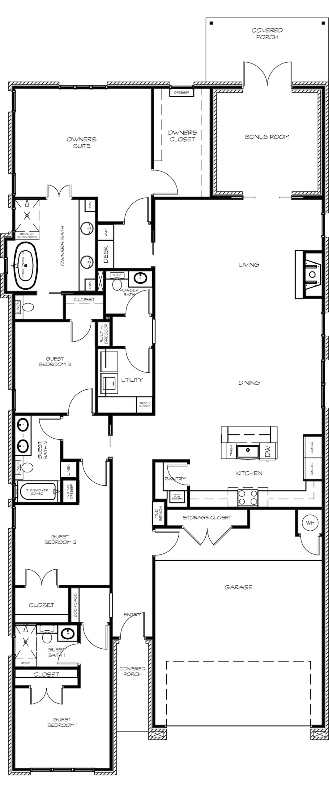 Redding 4/3 Floor Plan
