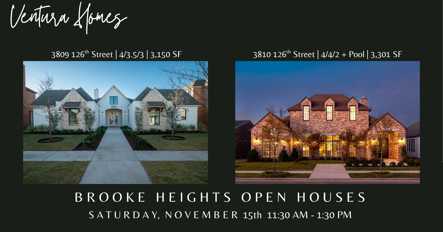Open Houses 11-15-25